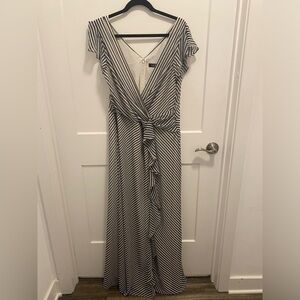 LAUREN RALPH LAUREN LONG CHIFFON DRESS SIZE 18